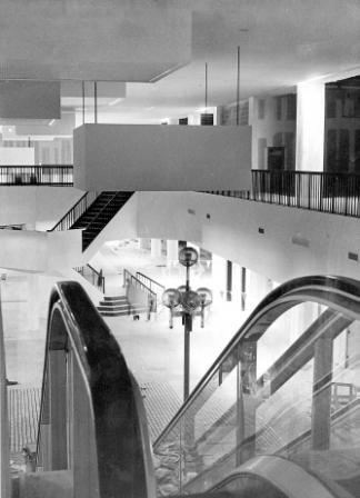 Century Center Mall - under construction, late 1970s.