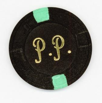 A personalized Pody Poe poker chip - now a proud part of Steve's history collection.