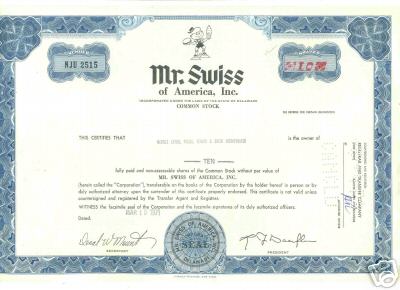 mr swiss stock