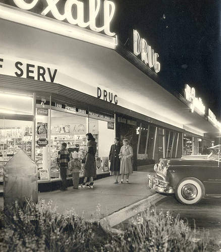 Window shopping in Midwest City. Photo courtesy of the Atkinson Center