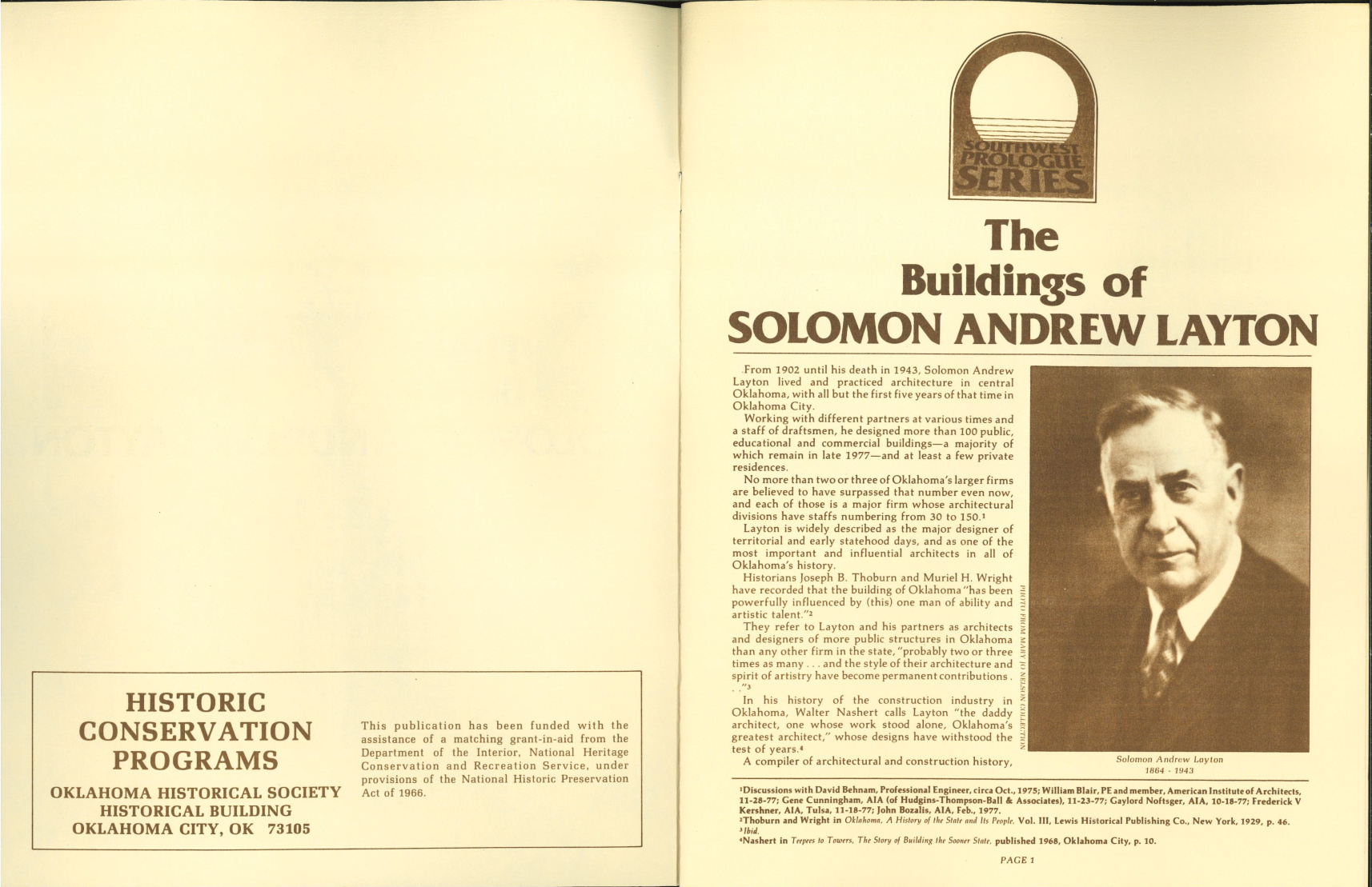 The Buildings of Solomon Andrew Layton, page 2